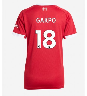 Liverpool Cody Gakpo #18 Replik Heimtrikot Damen 2025-26 Kurzarm
